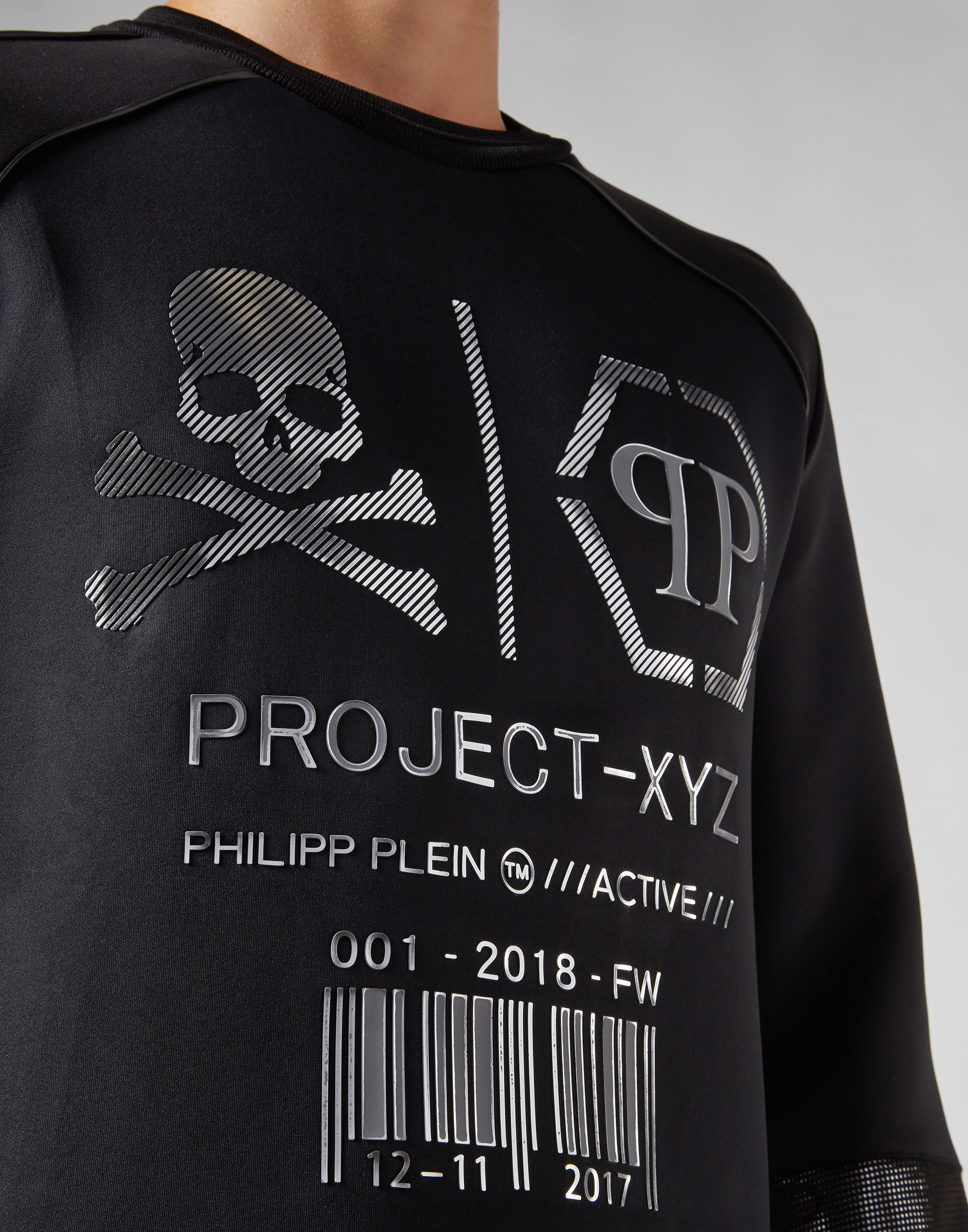 Sweatshirt LS XYZ Logos | Philipp Plein